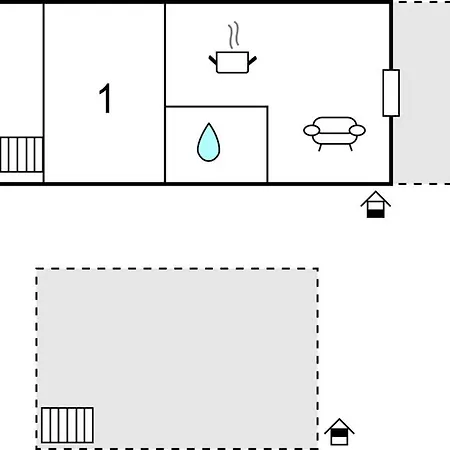 بوتيل 1 Bedroom Awesome Ship In Brandenburg 3*